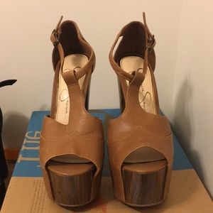 Brown Platform Heels